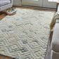 Feizy Anica 9" x 12" Ivory and Blue Area Rug, , large