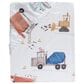 Lambs and Ivy Construction Zone Fitted Crib Sheet in Blue, Yellow, White and Red, , large