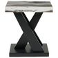 Ashley Cendill 3-Piece Occasional Table Set in Dark Brown, White and Black, , large