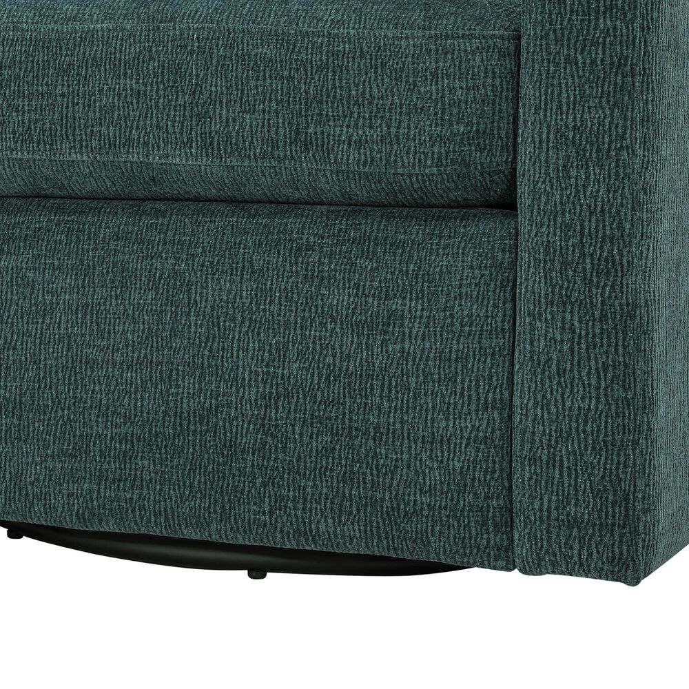 Hearth and Haven Sutton Swivel Chair in Peacock, , large
