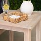 Linon Home Decor Teagon Square Side Table in Natural, , large