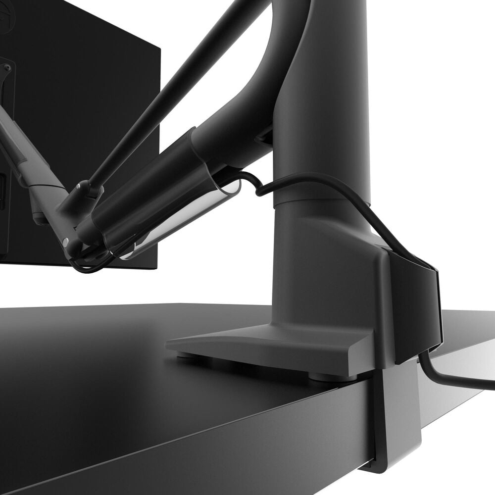 Kanto Single Monitor Desk Mount for 17" - 32" Displays in Black, , large