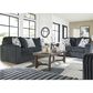 Ashley Midnight-Madness Oversized Chair in Gunmetal, , large