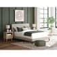 Ashley Queen Upholstered Bed and Two Nightstands, , large
