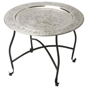 Butler Metalworks Round Moroccan Tray Table, , large