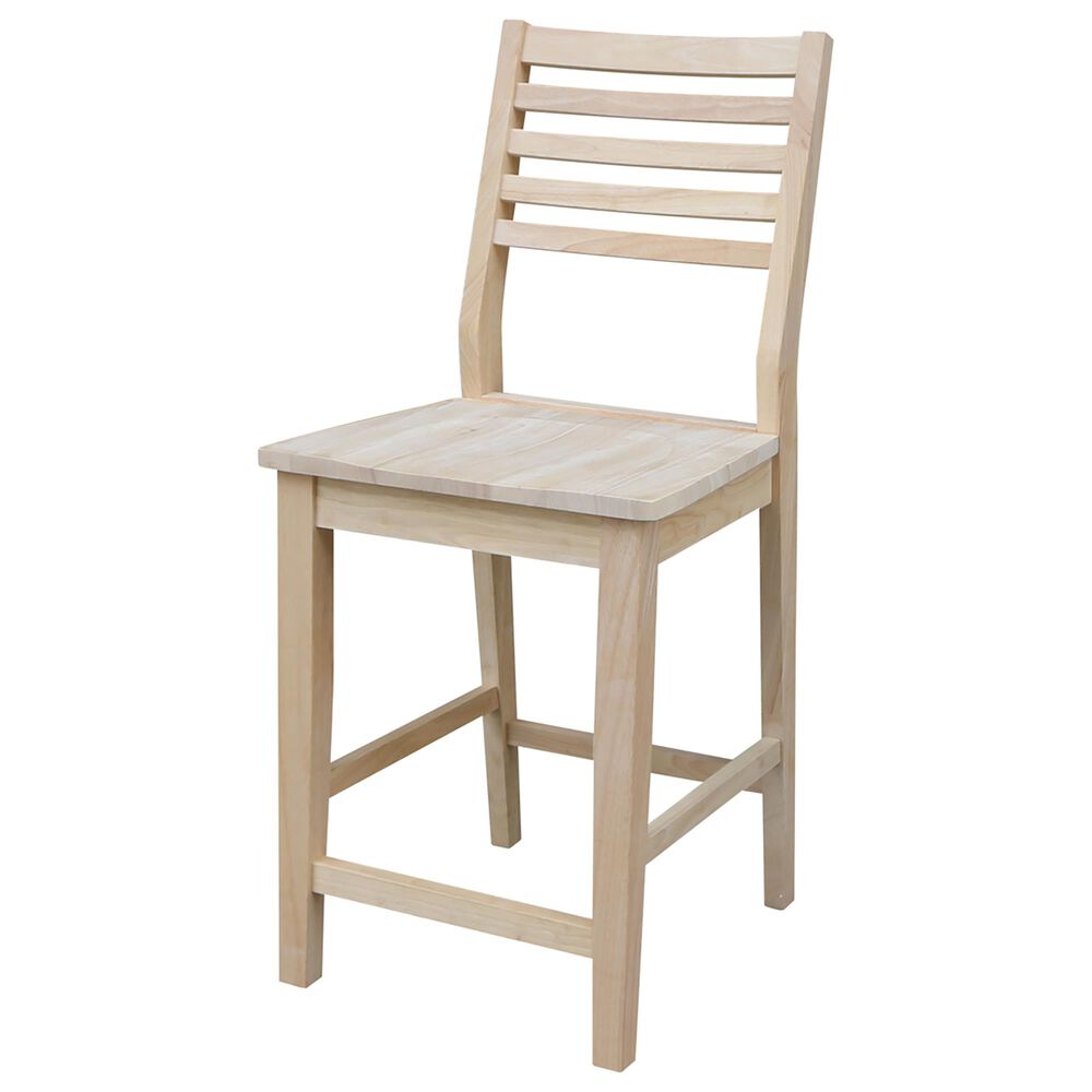 International Concepts Aspen 24" Counter Stool in Unfinished, , large