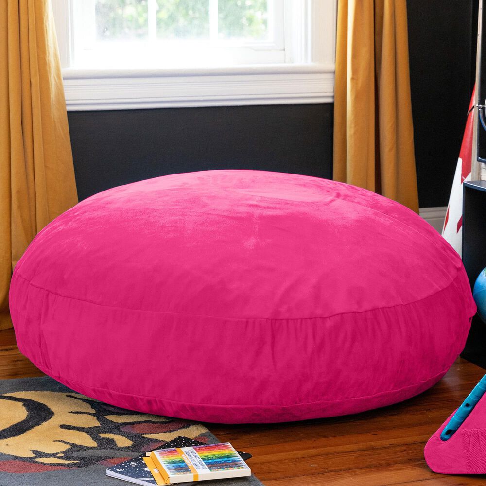 Jaxx 4&#39; Cocoon Kids Bean Bag in Fuchsia, , large