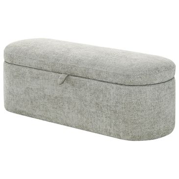 Crown Mark Philipa Storage Bench in Light Grey, , large