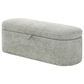 Crown Mark Philipa Storage Bench in Light Grey, , large