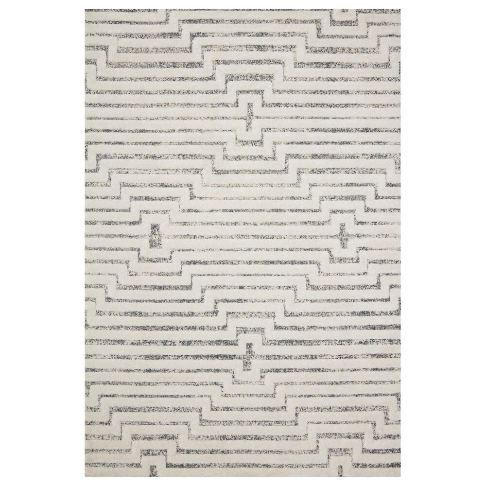 Loloi II Hagen 3"7" x 5"7" White and Sky Area Rug, , large