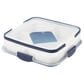 Progressive SnapLock Party Carrier with Ice Tray Lid and Dip Bowl in Clear, , large