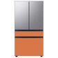 Samsung Bespoke Bespoke 4-Door French Door Refrigerator Top Panel in Stainless Steel, , large