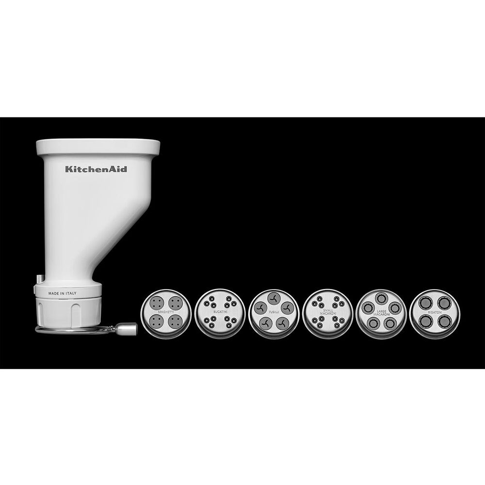 KitchenAid Gourmet Pasta Press Set in White, , large