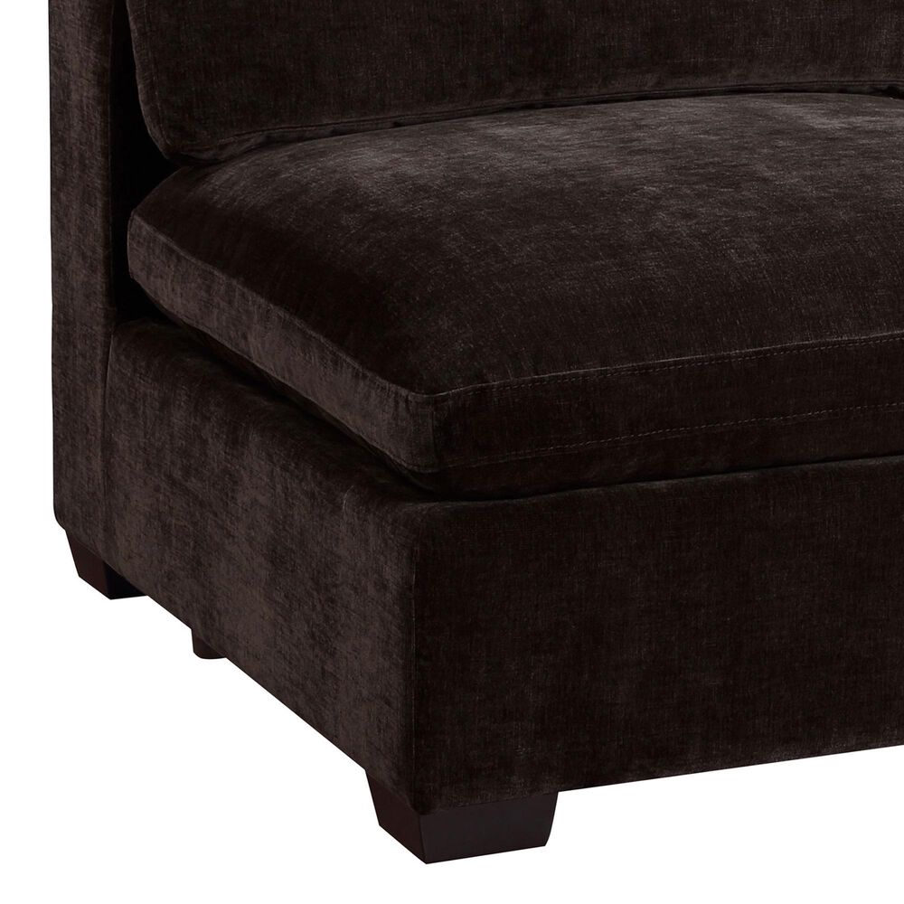 Coaster Lakeview Armless Chair in Dark Chocolate, , large