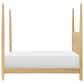 St Claire Home Today"s Traditions 5 Piece Full Platform Poster Bed Set in Natural Hickory, , large