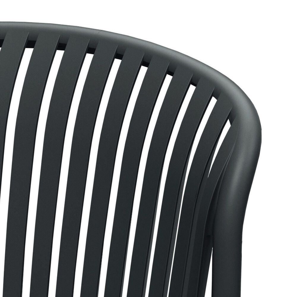 Zentro Living Brene Outdoor Arm Chair in Charcoal, , large