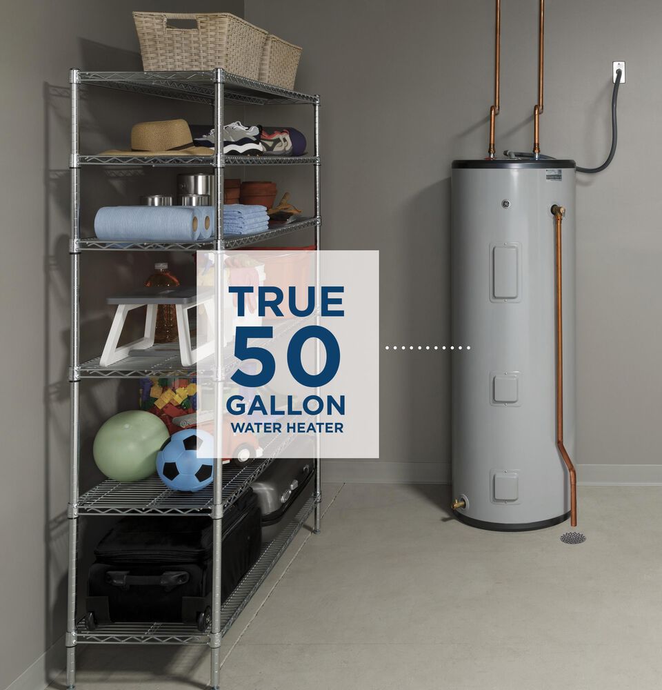 GE Appliances 50 Gallon Tall Electric Water Heater, , large
