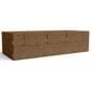 Jaxx Zipline 3-Piece Stationary Convertible Sleeper Sofa in Toffee Velvet, , large