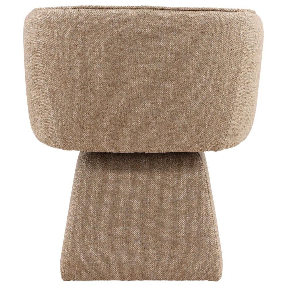Blue Sun Designs Jonie Dining Swivel Arm Chair in Camel, , large