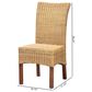 Baxton Studio Shamara Side Chair in Natural Brown and Walnut Brown, , large