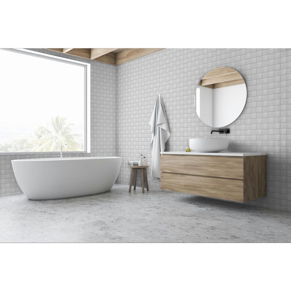 Emser Catch Gray 3&quot; x 6&quot; Glossy Glazed Ceramic Tile, , large