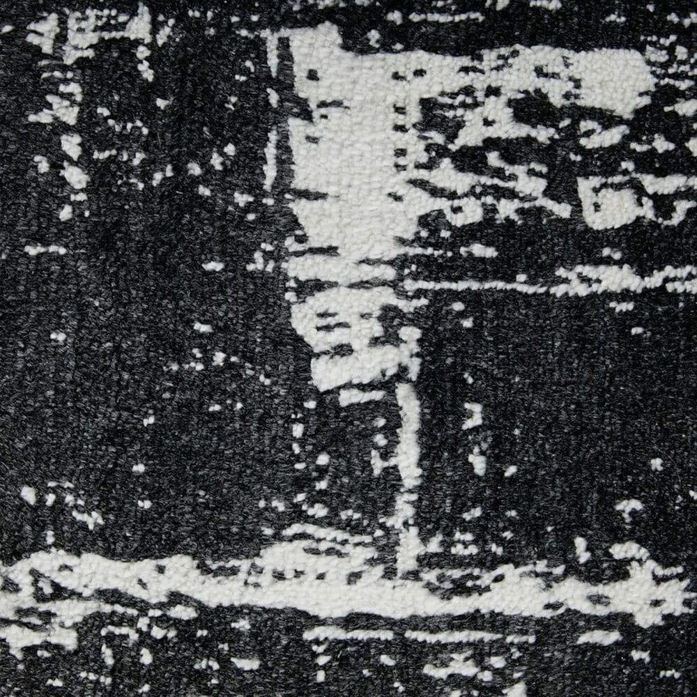 Feizy Coda 8929F 5&#39; x 8&#39; Black and White Area Rug, , large