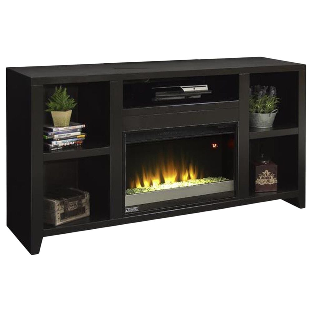 Legends Home Urban Loft 62" Fireplace Console with Fireplace Insert in Mocha, , large