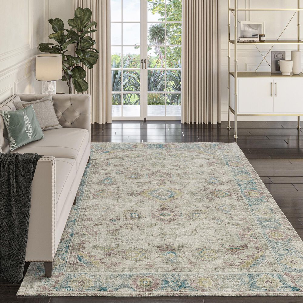 Dalyn Rug Company Tuscany 5&#39; x 7&#39;6&quot; Linen Indoor/Outdoor Area Rug, , large