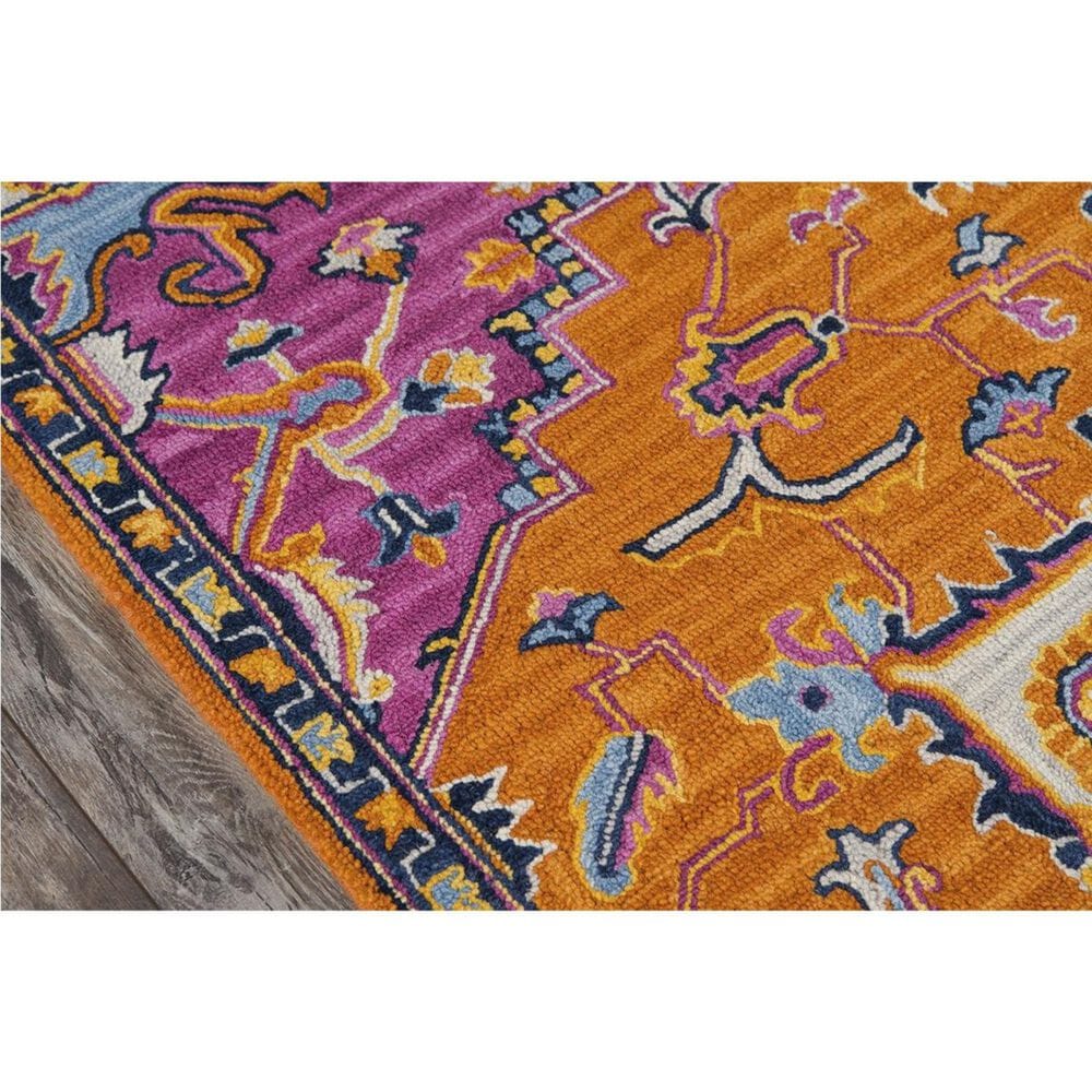 Momeni Ibiza IBI-02 5&#39; x 8&#39; Orange Area Rug, , large