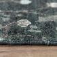 RIZZY Envision Bulbs Leaves 10" x 14" Charcoal Area Rug, , large