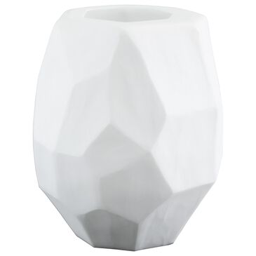 Ashley Karenton 10" Vase in White, , large