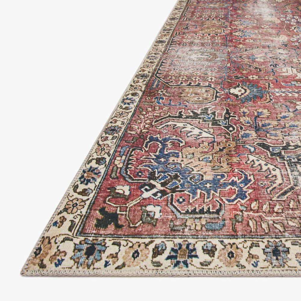 Chris Loves Julia x Loloi Jules 9&#39;6&quot; x 14&#39; Merlot and Multicolor Area Rug, , large