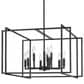 Golden Lighting Tribeca 9-Light Chandelier in Matte Black, , large