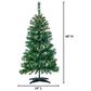 The Gerson Company 4" Pop-Up Fir Tree with Warm White LED Lights in Green, , large