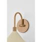 Troy Lighting Jovani 1-Light Bath Vanity in Patina Brass and Soft Sand, , large