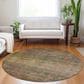 Dalyn Rug Company Burano BU9 8" Round Cactus Indoor/Outdoor Area Rug, , large