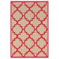 Oriental Weavers Cayman 660P 9"10" x 12"10" Sand and Pink Area Rug, , large