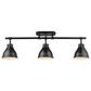 Golden Lighting Duncan Semi-Flush in Matte Black, , large