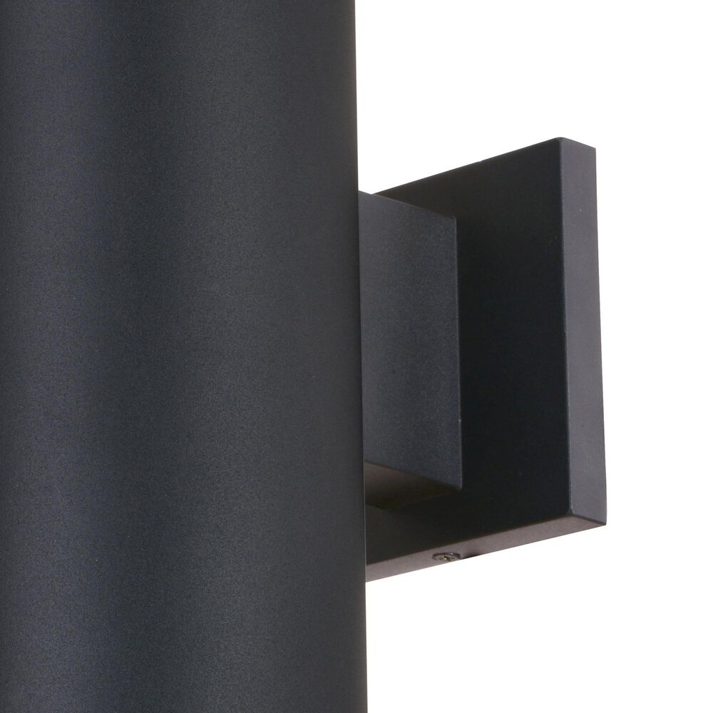 Vaxcel Chiasso 20" 2-Light Outdoor Wall Sconce in Textured Black, , large