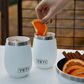 YETI Rambler 10 Oz Wine Tumbler with MagSlider Lid in White, , large