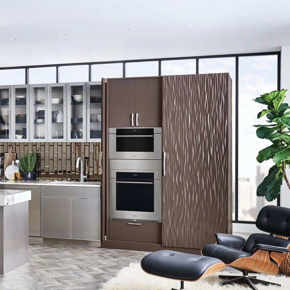 Wolf M Series 2.4 Cu. Ft. Transitional Convection Steam Oven in Stainless Steel, , large