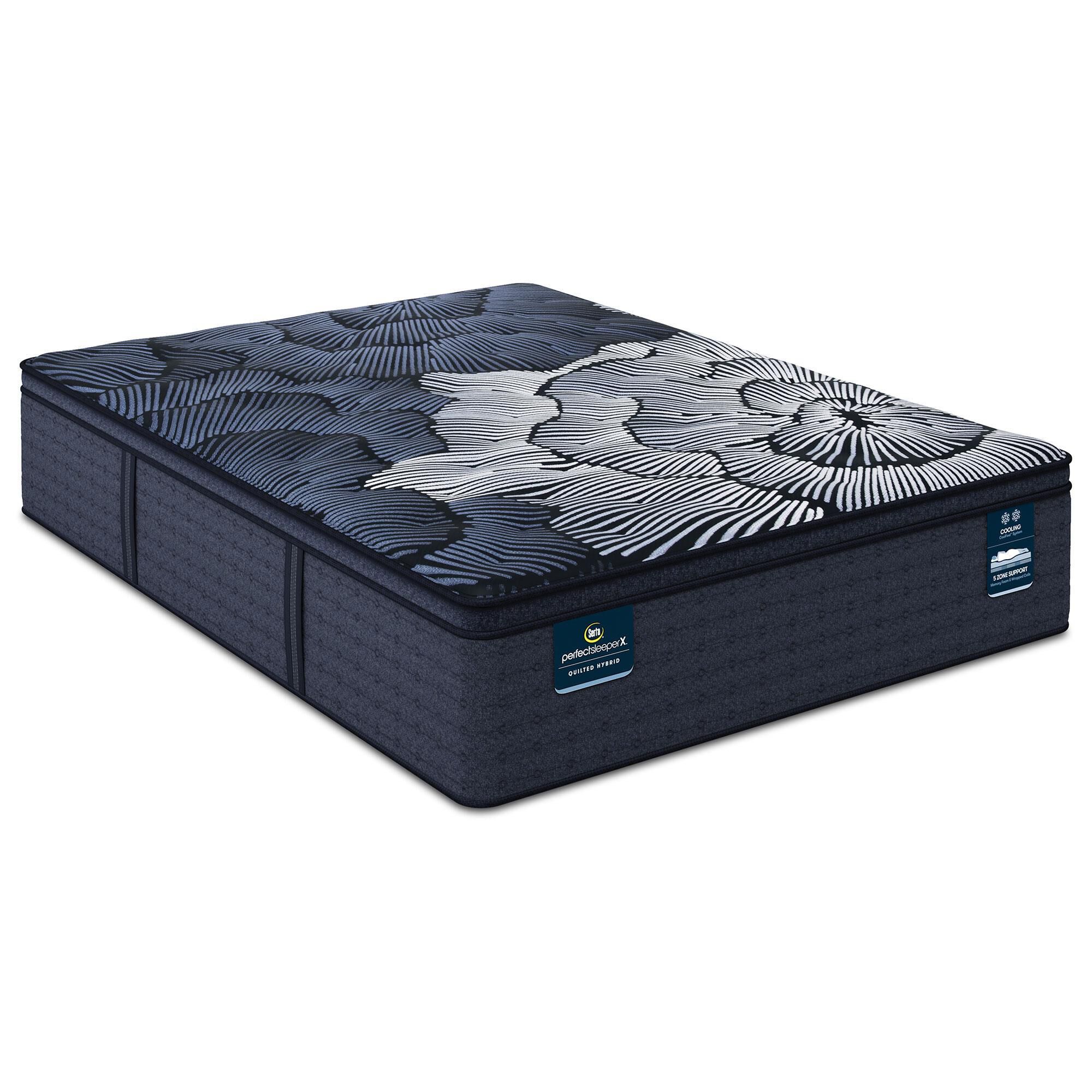 Serta Perfect Sleeper X Quilted Hybrid Max Plush Pillow Top King Mattress