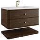 James Martin Allamari 36" Single Bathroom Vanity in Sable with Single Hole 3 cm White Zeus Silestone Top and Rectangular Sink, , large