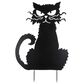 The Gerson Company 35.16" Halloween Cat Yard Stake in Black, , large