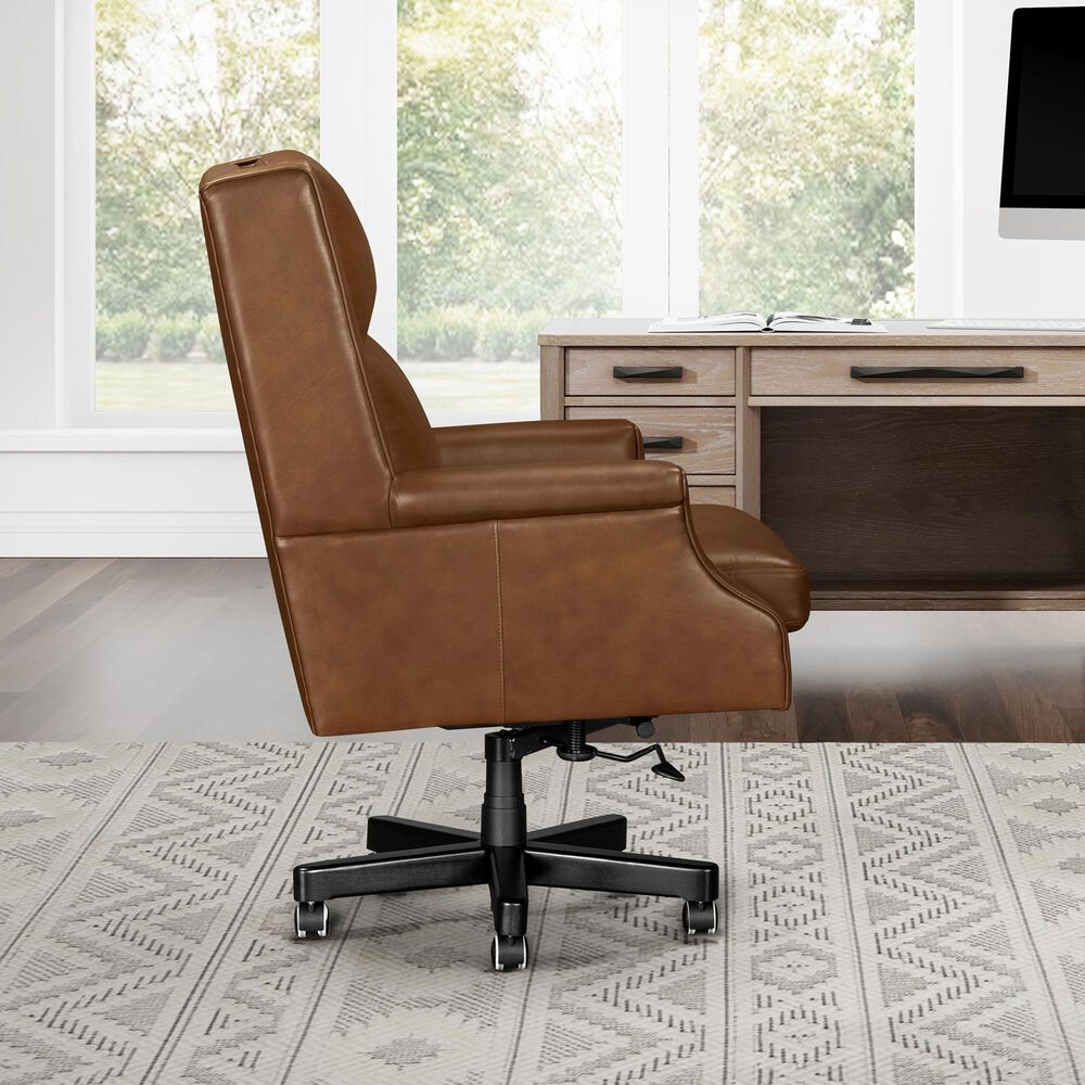 Parker House Leather Desk Chair in Renaissance Chestnut, , large