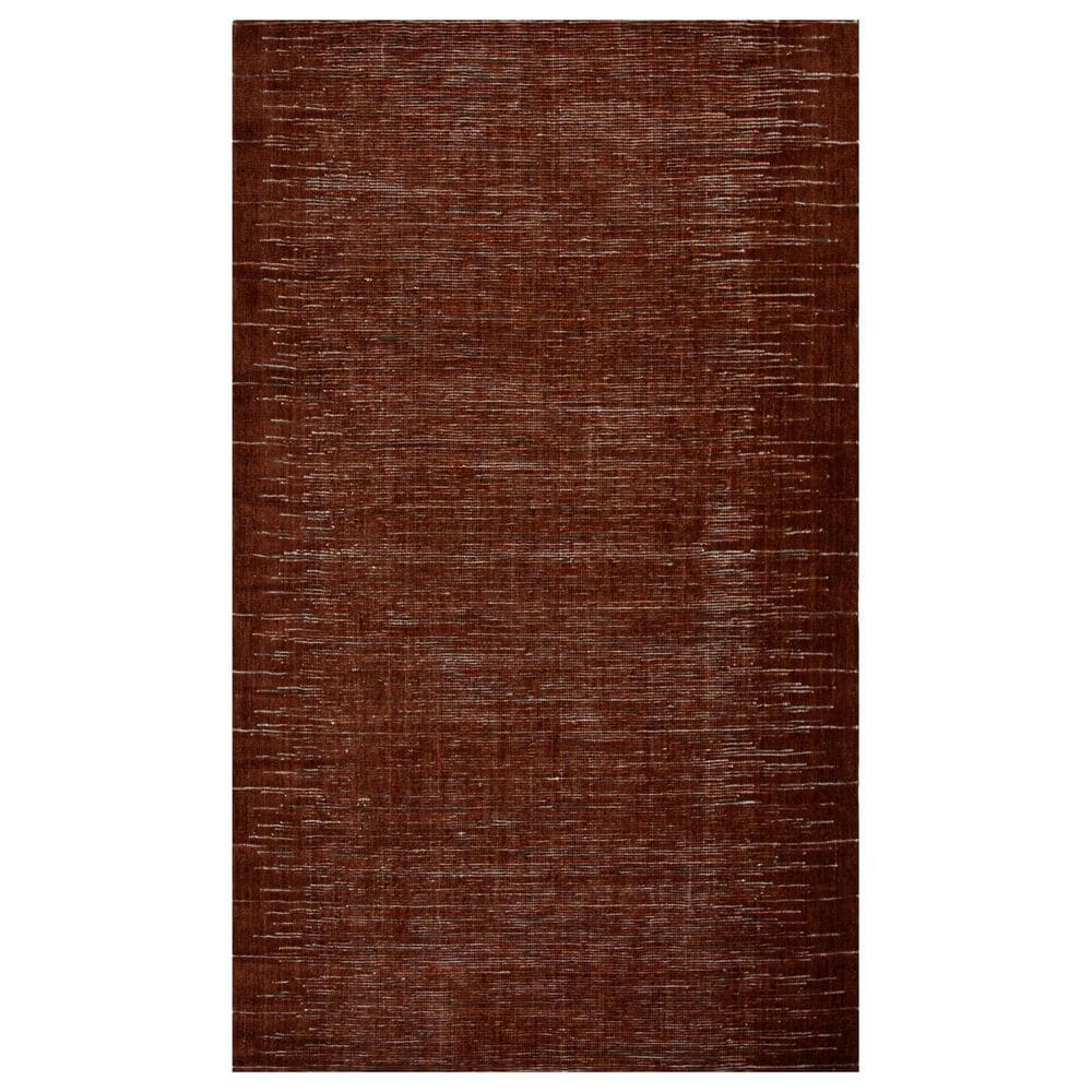 RIZZY Qatar Rust 7"9" x 9"9" Area Rug, , large