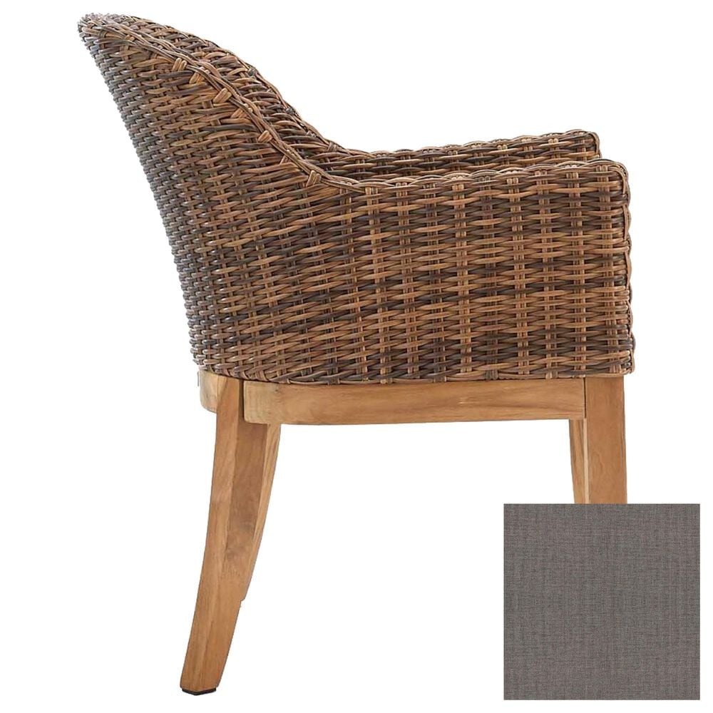 Winston Truss Arm Side Chair with Cast Slate Cushion in Vintage Earth, , large