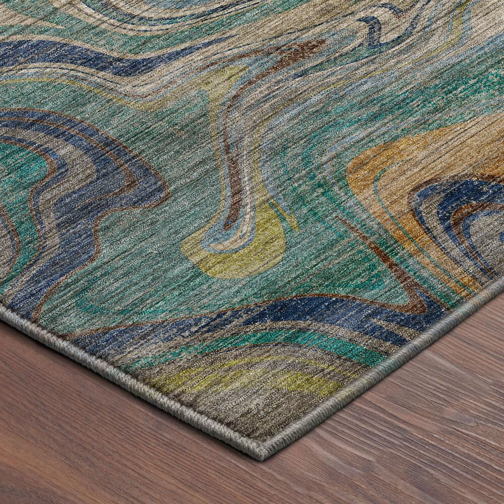 Dalyn Rug Company Nexus NX6 Teal 2'3" x 7'6" Runner, , large