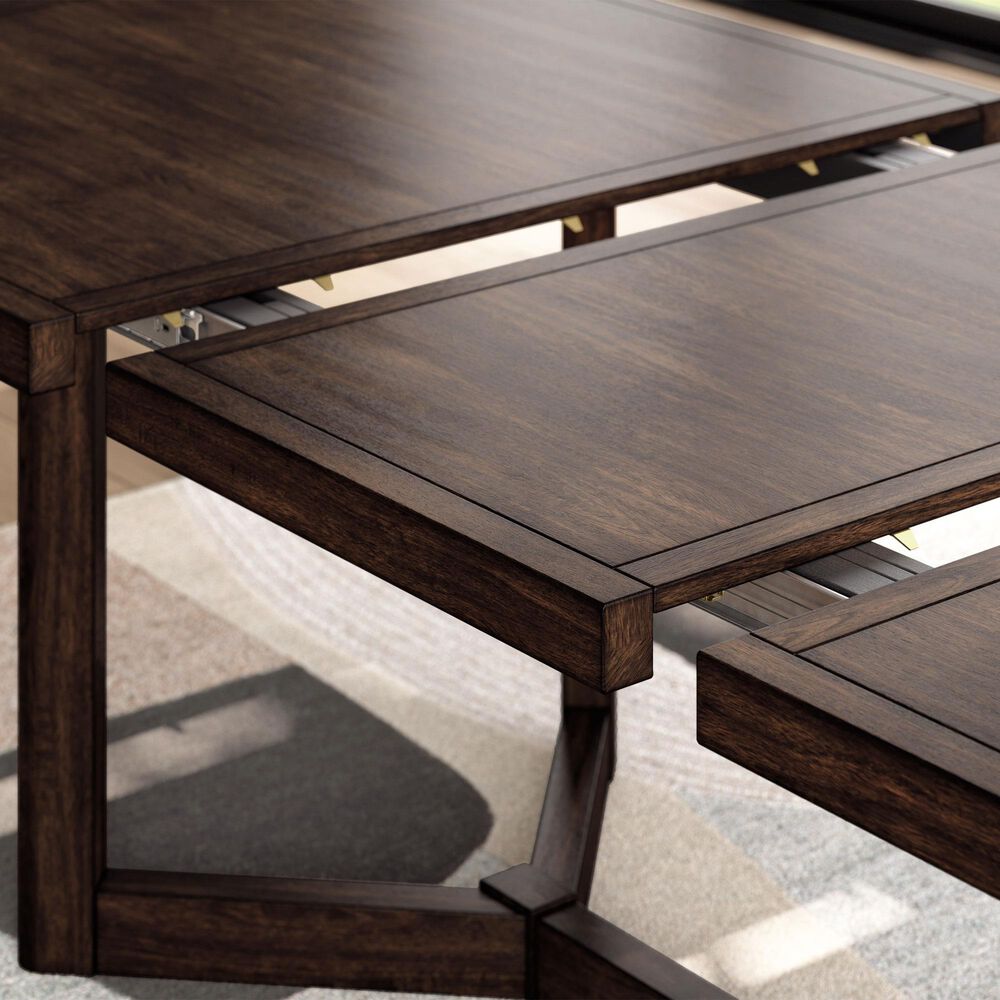 MILLENNIUM Dilenno 7-Piece Rectangular Dining Set in Rich Warm Brown, , large