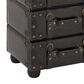 Maple and Jade 4-Drawer Room Chest with Buckle Strap and Stud Detail in Black, , large